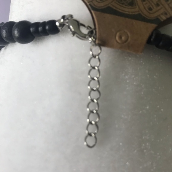 Bead & Faux Abalone Necklace BNWT - Picture 6 of 6